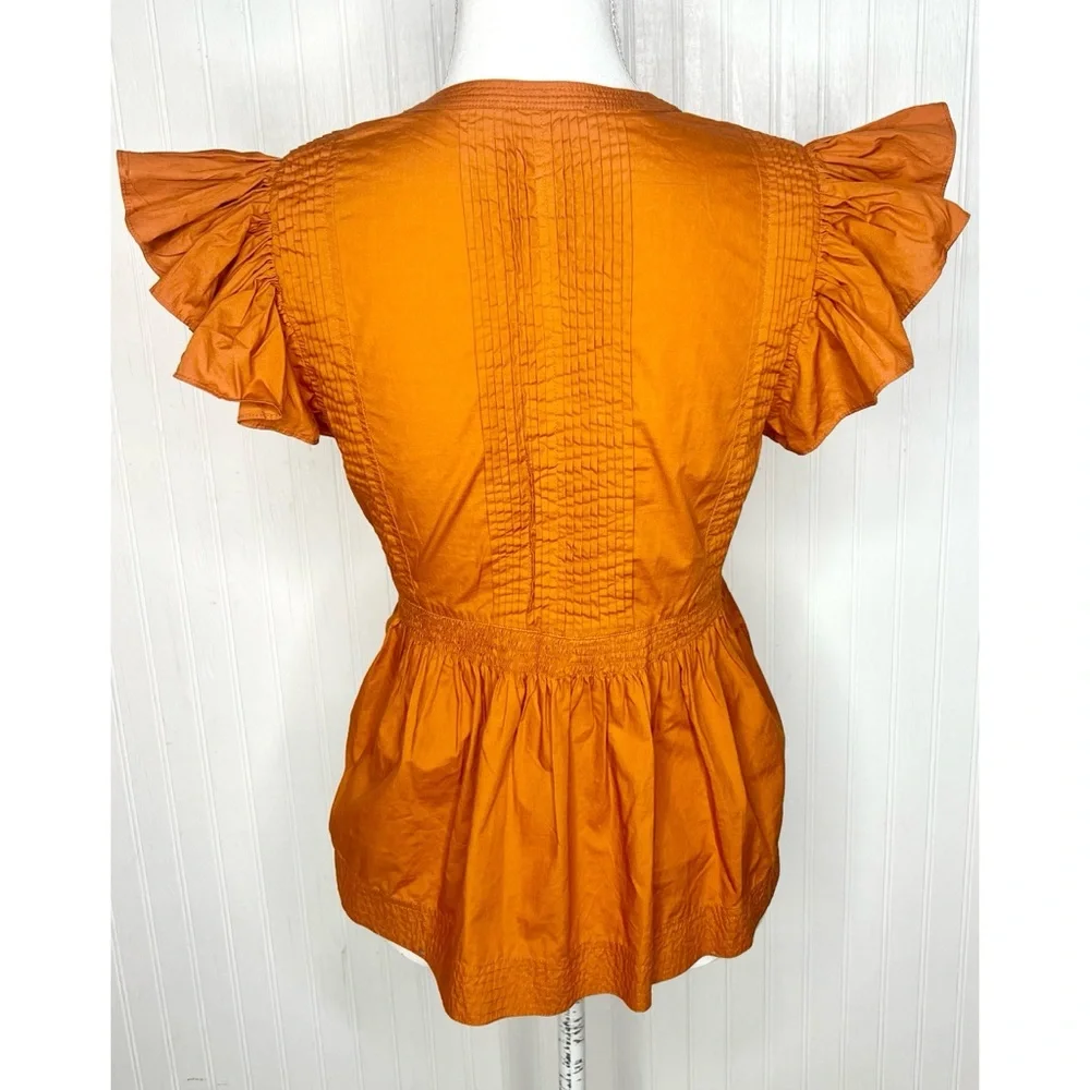 Ulla Johnson Louise Ruffle Top Size 4 - Picture 2 of 7